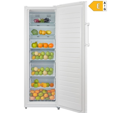 Congelator vertical VIVAX VF-238EDNF W, 238L, Full No Frost, Clasa E, Termostat Digital reglabil, Usa reversibila, Super cool, Super freeze, 7 cutii depozitare, H 142 cm, Alb - Img 6