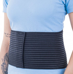 Corset lombo sacral Triasport Lombosport, SRT146, Marime universala, Negru - Img 3