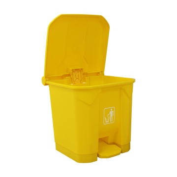 Cos de gunoi cu pedala de clasificare Limpio B2-010A-G, 30 L, 41.2 x 39.4 x 42.4 cm, Plastic, Galben - Img 5