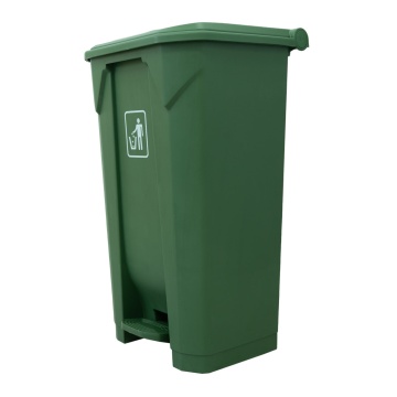 Cos de gunoi cu pedala de clasificare Limpio B2-010C-V, 68 L, 48 x 43 x 65.5 cm, Plastic, Verde - Img 2