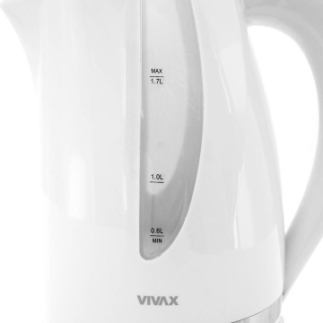 Fierbator Vivax WH-175L, indicator luminos led, putere 2200 W, 1.7 litri, alb / argintiu - Img 4