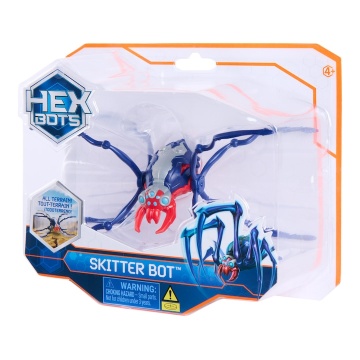 Figurina Skitter Bot Hex Bots – paianjen robot albastru - Img 8