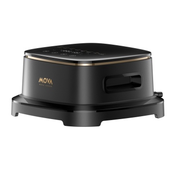 Friteuza Mova AF20 Pro, Putere 1700W, Temperatură 40°C - 185°C, Două boluri de sticla 2.5 l și 4l, Motor Brushless, Afisaj LCD, Control tactil, 8 Programe, Negru - Img 4