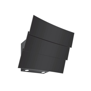 Hota Decorativa Tornado NORTE Touch Free 1100 (60) LED, 1 motor Turbo, latime 60 cm, 4 viteze, absorbtie 1100 m3/ora, filtru anti-grasimi aluminiu 5 straturi, Negru/Sticla