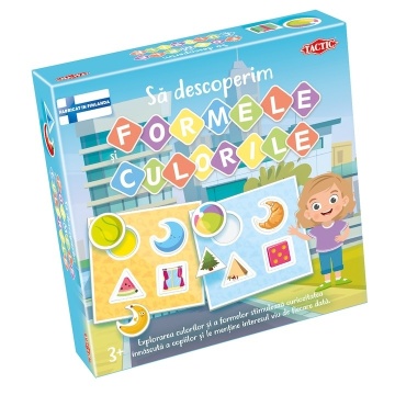 Joc educativ Tactic - Sa descoperim formele si culorile - Img 1