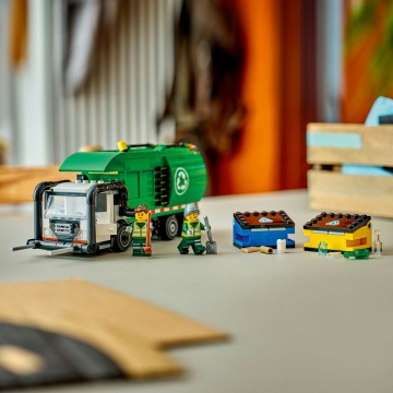 LEGO® City - Camion de reciclare 60495, 434 piese, 7 ani+ - Img 9