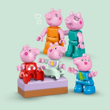 LEGO® DUPLO Peppa Pig - Casa de familie 10467, 84 piese - Img 6