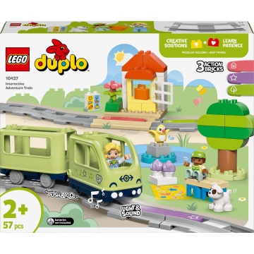 LEGO® DUPLO - Tren de aventura interactiv 10427, 57 piese - Img 9