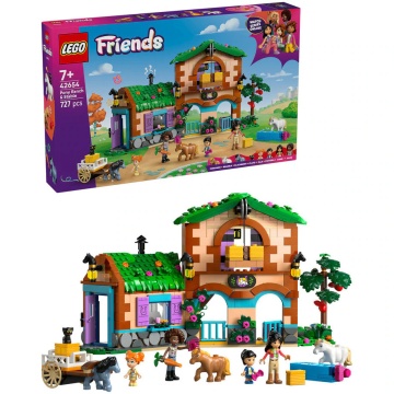 LEGO® Friends - Ferma si grajd pentru ponei 42654, 727 piese