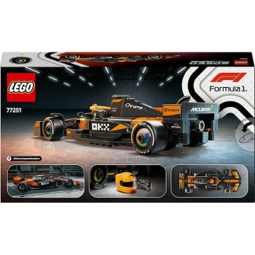 LEGO® Speed Champions - Masina de curse McLaren F1® Team MCL38 77251, 269 piese - Img 3