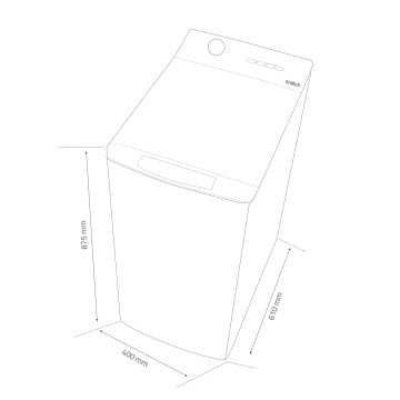 Masina de spalat rufe cu incarcare verticala Samus WTSGD-70123 - Img 5