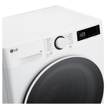 Masina de Spalat Rufe Frontala Slim LG F2WR508SBW, Steam, 8 kg, 1200rpm, Clasa A, Alb - Img 2