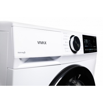 Masina de spalat rufe VIVAX WFL-140816PMI, 8kg, 1400 RPM, BLDC Motor Inverter, Clasa A, Steam Hygiene, Children's sensitive laundry, Eco, Display digital, Control electronic, Stain Magic, Quick Wash, Delay Start, 16 Programe, Alb - Img 5