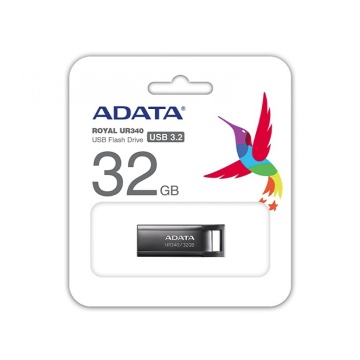 Memorie USB Adata Royal UR340 32Gb, USB 3.0, Negru - Img 2
