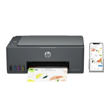 Multifunctional inkjet color CISS HP Smart Tank 581 All-in-One, USB, Wireless, Apple AirPrint, A4, 6.000 de pagini alb-negru sau color, Negru - Img 5