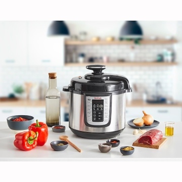 Oala sub presiune electrica Tefal CY505EE0 One Pot, 1200 W, 5.8 L, 25 de programe, pastrare la cald, Negru - Img 7