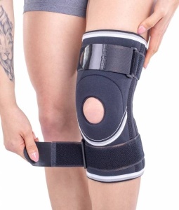 Orteza de genunchi mobila cu suport patelar Triamed Aktiv Light 01 Tria, SRT308, Negru - Img 2