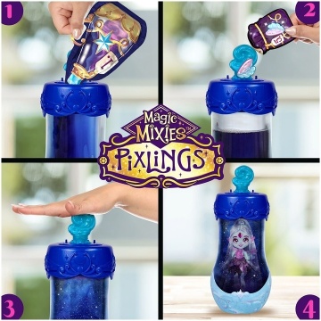 Papusa Pixling Magic Mixies - Galaxy Hair, Flyt - Img 11