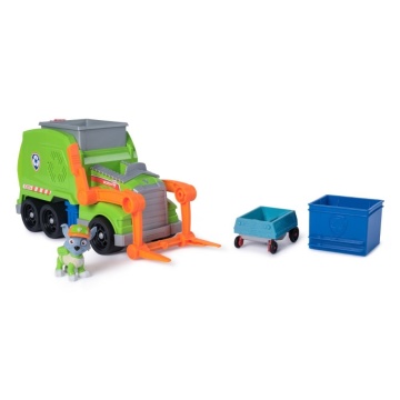 PAW Patrol, Camionul de Reciclare Crush N’ Roll cu Rocky, Multicolor, 3 ani + - Img 3