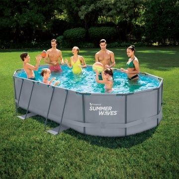 Piscina cu cadru metalic, 488 x 305 x 107 cm, capacitate 11.43 m³ - Img 6