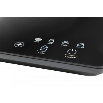 Plită inducție portabilă Vivax HPI-2001TP, 2000 W, 1 zonă de gătit cu control tactil digital, afișaj LED multifuncțional, 8 programe automate, funcție timer 1–4h, oprire automată, suprafață sticlă ceramică termorezistentă, design compact, negru - Img 4