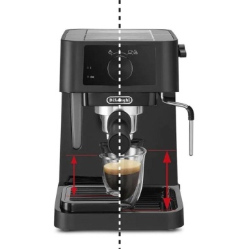 (Resigilate) Espressor manual DE’LONGHI Stilosa EC 230.BK, 1l, 1100W, 15 bari, Negru - Img 5