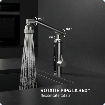 Robinet electric Albatros Perflex, 3300 W, Afisaj digital - Img 6