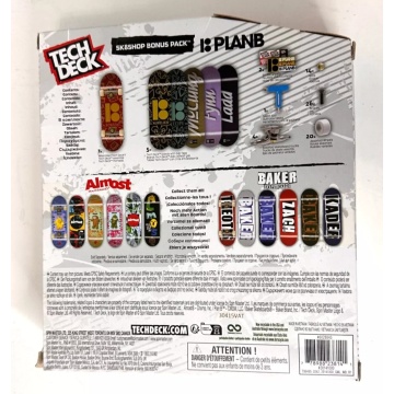 Set 6 mini placi skateboard, Tech Deck, Bonus Pack, PlanB - Img 2