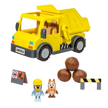 Set de joaca Bluey - Dump Truck, cu 2 figurine - Img 7