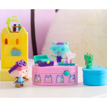 Set de joaca Gabby's Dollhouse - Bobble Kitty Mercat, Roz - Img 4