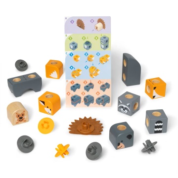 Set de joacă Melissa & Doug Spin Master - Blockables™ Forest Friends 2 Ani+ - Img 2