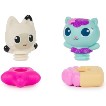 Set de joaca pentru baie Gabby's Dollhouse: Gabby CatBathSquirters, cu 2 figurine, 3 ani + - Img 3