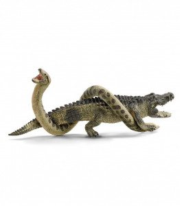 Set Figurine Schleich, Pericol in Mlastina, 19 x 6 x 15 cm - Img 3