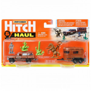 Set masinute Matchbox Hitch Haul Rodeo, 6 piese, 4 ani - Img 1