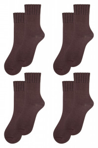 Set Overall 4 perechi de sosete Medical cu Lycra, pentru diabetici, barbati - Maro