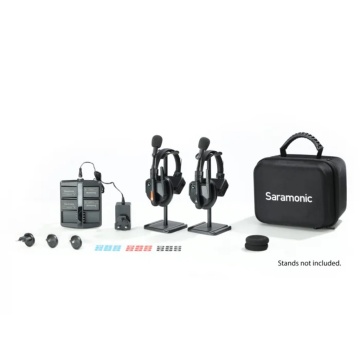 Solutie intercom completa Saramonic WiTalk9 WT2S4xbat, 2 pers, Full-Duplex 1.9GHz, single-ear