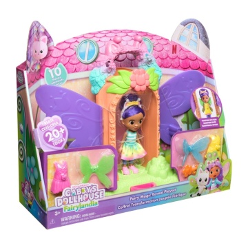 Spin Master - Set de joaca Gabbys Dollhouse Fairylandia cu figurina, aripi detasabile, accesorii interschimbabile - Img 2