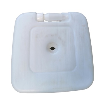 Suport umbrela terasa, plastic, 47 x 47 cm, H 15 cm, alb - Img 5