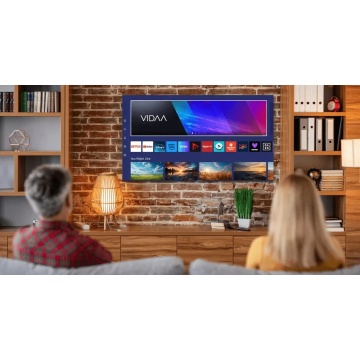 Televizor SMART VIDAA Schneider LED50‑SC691K, 127 cm (50”), 4K UHD, DLED, Borderless, Unghi larg 178°, 3x HDMI, Clasa F, Negru - Img 4
