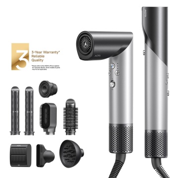 Uscator de par si Styler MOVA Master 10 1600 W, Ultra-compact, Argintiu - Img 24