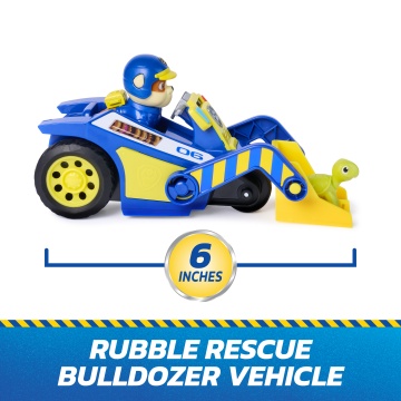 Vehicul Paw Patrol Spin Master - Rubble Rescue Bulldozer cu 2 figurine 3 ANI + - Img 5