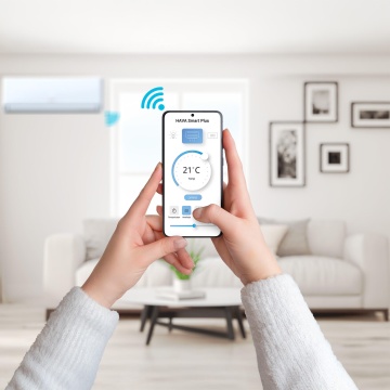 Aer conditionat Hava Smart Plus, Wi-Fi, 24000 BTU, clasa energetica A++, cu kit de instalare inclus - Img 9