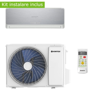 Aer conditionat Vortex Wi-Fi VAI1222FJSVW, 12000 BTU, clasaenergetica A++, cu kit de instalare inclus