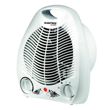 Aeroterma ceramica Albatros AC-22A1, 2000 W, 2 trepte de caldura, termostat reglabil, mod rece/cald/fierbinte, maner de transport