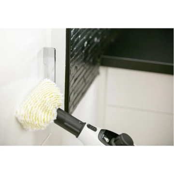 Aparat de curatat cu abur multifunctional Karcher SC 1 EasyFix, 1200 W, 3 bar, rezervor 0,2 l, kit curatare podea, accesorii curatare suprafete multiple, 1.516-401.0, Alb/Negru - Img 6