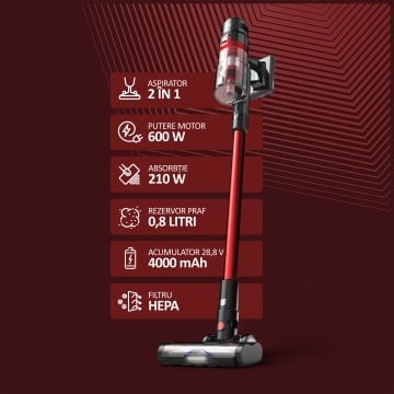 Aspirator vertical fara fir 2 in 1 Samus Hurricane 2 - Img 9