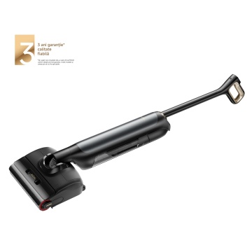 Aspirator vertical si mop MOVA M10, 800 ml, LED, 18000Pa, Negru