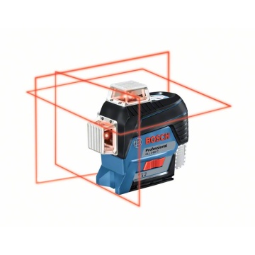 Bosch GLL 3-80 C Nivela laser cu linii, 30m, receptor 120m, precizie 0.2mm/m + BM1 + L-Boxx - Img 1