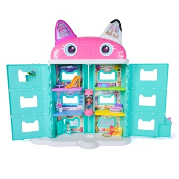 Casa de păpuși Gabby's Meow-mazing cu accesorii, Spin Master, multicolor, 60cm - Img 5