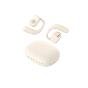 Casti HAVIT OWS914, Bluetooth 5.3, TWS, Open-Ear, Control tactil, Bej - Img 1